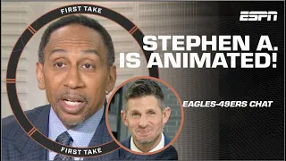 Stephen A. has Dan Orlovsky IN DISBELIEF over his 49ers & Eagles take 🍿 | First Take