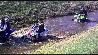 Quadem wzdłuż rzeki! Quad Access Lucky Star 300, Suzuki LTZ 250, Yamaha Raptor 350.