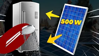 "A melhor Explicação" O Que Dá Para Ligar em Uma PLACA SOLAR de 500 W?