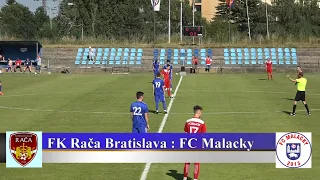 FK Rača Bratislava  :  FC Malacky 1 : 0  III. liga 15. kolo  Highlighty + rozhovory  HD 2021