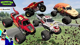 Monster Truck Mud Battle #20 | BeamNG Drive | Mace Mace Tv