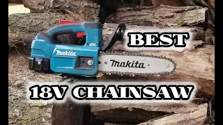 Makita 18v Brushless 10" Top Handle Chainsaw Review