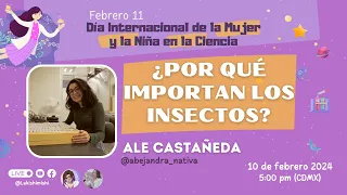 ¿POR QUÉ IMPORTAN LOS INSECTOS? - Ale Castañeda | 11 de febrero