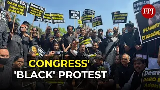 Congress Led 'Black' Protest In Parliament Over Rahul Gandhi's Disqualification