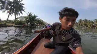 Thailand longtail boat racer reaches incredible speeds of 100kmh on modified craft
