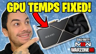 How to Lower your GPU temps in Warzone and Modern Warfare 3 -  FIX HOT GPU QUICK EASY!