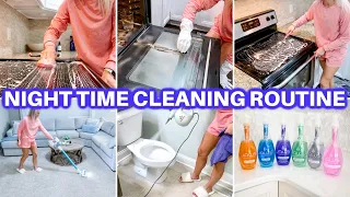 🌙NIGHT TIME DEEP CLEAN WITH ME | AFTER DARK SPEED CLEANING MOTIVATION | RELAXING CLEANING ROUTINE