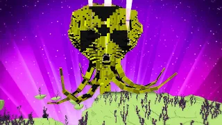 I spawn Nuclear Wither Storm in Ender World Minecraft 2023!