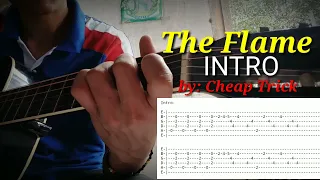 The Flame Intro by Cheap Trick(Guitar tutorial cover)