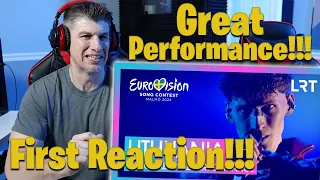 Silvester Belt - Luktelk | Lithuania 🇱🇹 | National Final Performance | Eurovision 2024 REACTION!!!