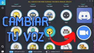 CAMBIAR LA VOZ EN DISCORD Y ZOOM | MODULADOR DE VOZ 2024