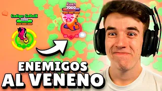 TROLEO A LOS ENEMIGOS Y LOS CONTROLO HACIA EL VENENO en BRAWL STARS