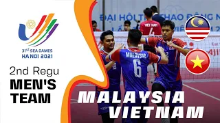 Sepak takraw 2nd Regu Malaysia vs Vietnam | Men's Team Event | 31st Sea Games Ha Noi 2021