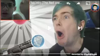 Reaction video dantdm  sings his intro the red one has been chosen