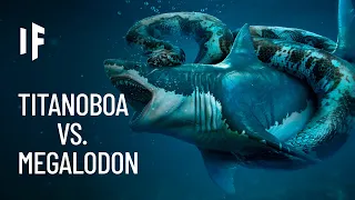 Was wäre, wenn Megalodon gegen Titanoboa kämpfen würde?