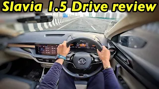 Skoda Slavia 1.5L DSG 300kms Drive Review 😍 @Aayushssm