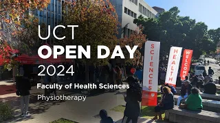 UCT Open Day 2024 | Faculty of Health Sciences | Physiotherapy
