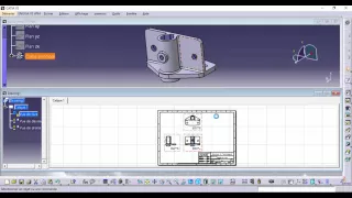 CATIA V5 Tutorial 2: Projected Views + Print PDF