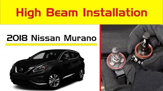 Nissan Murano LED Headlights Bulb Installation | High Beam Replacement