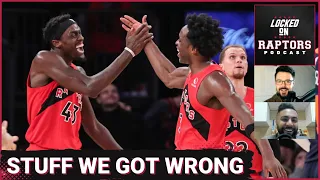 The 2023-24 Toronto Raptors predictions we were most wrong about | Siakam, defensive upside & more!