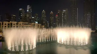 Dubai Fountains - Whitney Houston - I will always love you - 4k 60FPS