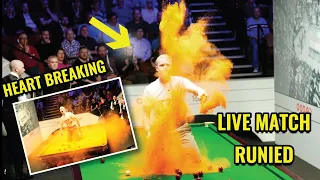 Heart Breaking Snooker Moments | Oil Protestors Destory the Live Match of  Championship 2023