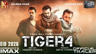 Tiger 4 Last Mission: Official Trailer |Salman Khan|Katrina K|Shahrukh K|Hrithik R |YRF Spy Universe