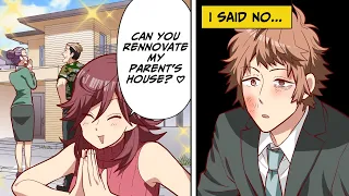 My wife demanded I rennovate her parents' house. I got beat up when I refused... [Manga dub]