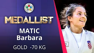MATIC Barbara Gold medal Judo World Judo Championships Seniors Hungary 2021