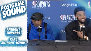 "Take Care Of Business" | Anthony Edwards x Karl Anthony-Towns Postgame Sound | 05.06.24