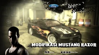 MODIF MOBIL MUSTANG GT SEPERTI MILIK RAZOR NFS MOSTWANTED