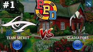 МАТЧ ЗА ВЫХОД В ФИНАЛ! | Secret vs Gladiators #1 (BO3) BetBoom Dacha