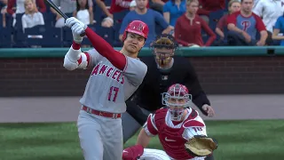 Philadelphia Phillies vs Los Angeles Angels - MLB Today 8/28 Full Game Highlights (MLB The Show 23)