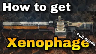 DESTINY 2 HOW TO GET XENOPHAGE EXOTIC MACHINE GUN AND IS IT GOOD?