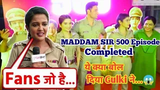 Gulki joshi(hasina malik) on completion of maddam sir's 500 episodes #hasinamalikofficial #gulki