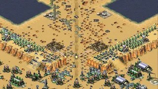 Red Alert 2 | Extra Hard Ai | Desert Showdown | 7 vs 1