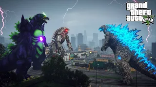 Godzilla vs Super Godzilla and Mechagodzilla - GTA V Mods