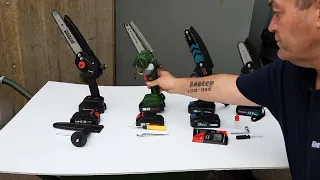 Mini Chainsaws 🪵 My Favourite Mini Chainsaw That I Have Reviewed 🪵 Links In The Description