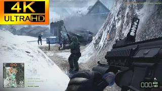 Battlefield: Bad Company 2 Multiplayer Gameplay - Cold War Rush | 4K 60FPS