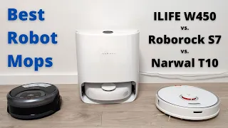 Mopping Robots Compared: ILIFE W450 vs. Narwal T10 vs. Roborock S7