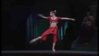 Darcey Bussell. Temple Destruction Scene, La Bayadere, Gamzatti's Act III Variation