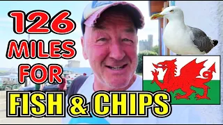 Welsh Fish & Chips ? Are they worth the drive? Geoff Carter drives to Conwy North Wales UK. 🚗🚗💨💨