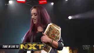 SmackDown Women's Champion Bayley Attacks NXT Women's Champion Shayna Baszler #WWENXT #Bayley #WWE