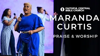 Maranda Curtis leads Sunday Morning Worship