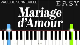 Mariage d’Amour (Chopin-Spring Waltz) - EASY Piano Tutorial