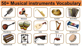 50+ Musical Instruments - Orchestra instruments - String Instruments  | English vocabulary