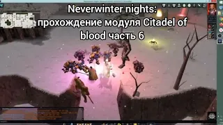 Neverwinter nights: Citadel of Blood: прохождение часть 6 (предгорья, дракон)