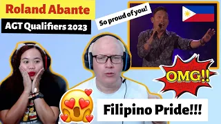 Roland Abante "I Will Always Love You | AGT 2023 QUALIFIERS | HONEST REACTION! 🇵🇭