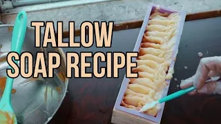 Tallow Soap Recipe
