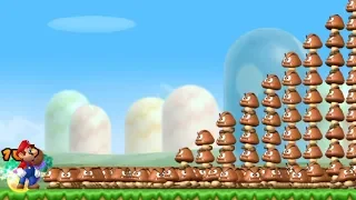 Can Mario Beat 999 Goombas  in New Super Mario Bros. Wii ?